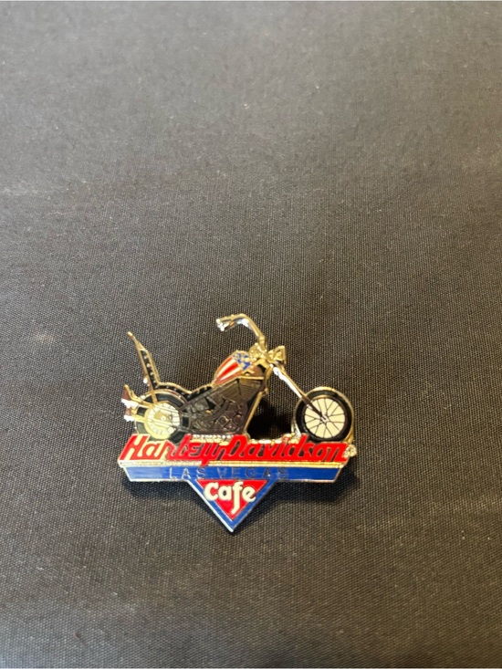 Harley-Davidson Other - VTG Harley-Davidson Cafe Las Vegas Chopper Pin Captain America-style Motorcycle